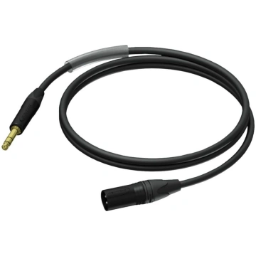 Kabel Procab Jack 3.5mm - XLR 1.5m czarny (PRA724/