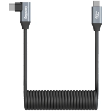 SmallRig 4792 USB-C Straight to USB-C Angled Coile