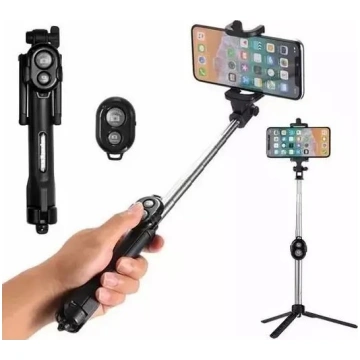RoGer Selfie Stick + Tripod Statnis ar Bluetooth T