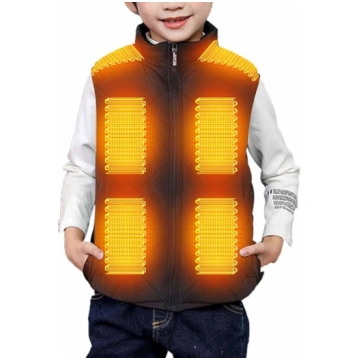 Battnot Siltā veste Bērnu USB uzlādes veste Elektr