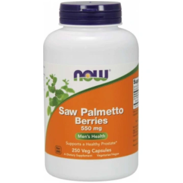 Saw Palmetto Berries 550 mg Now Foods 250 vcaps