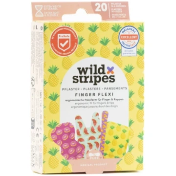Wild Stripes Finger Flexi Food plāksteri, 20 gb