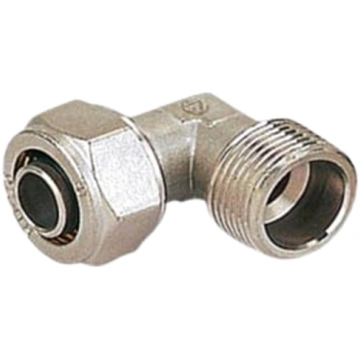 Niķelēts līkums GTN 1/2M-20mm, PEX caurulēm