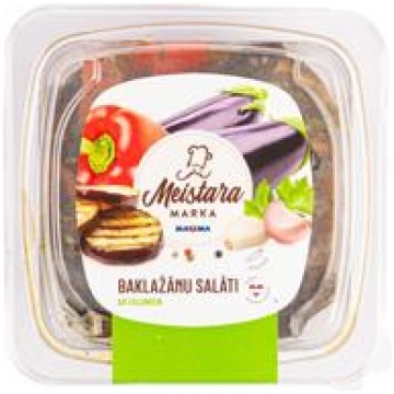 Baklažānu salāti ar zaļumiem MEISTARA MARKA 250g