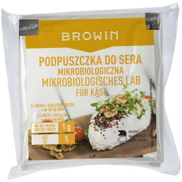 Mikrobioloģiskais siera fermenta, BROWIN, 411200, 