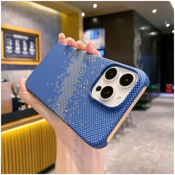 Kevlar Carbon Pattern Slim PC Phone Case For For I