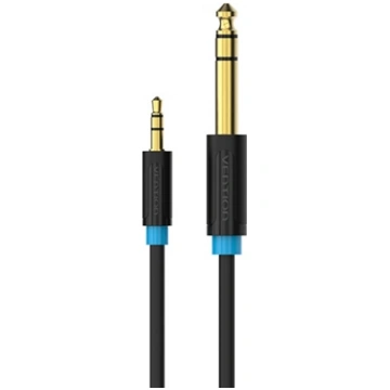 Kabel Vention audio 3,5mm TRS mski na 6,35mm mski 
