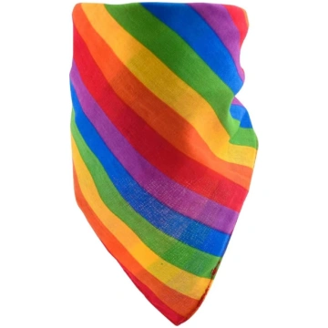 TRIXES Varavīksnes lakats - LGBTQIA+ kokvilnas lak