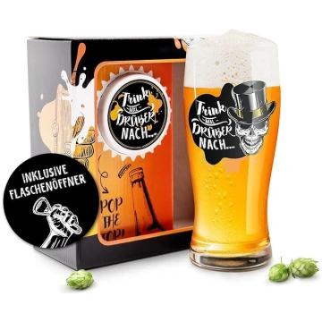 0,5 l alus glāze un magnētiskais atvērējs — ideāla
