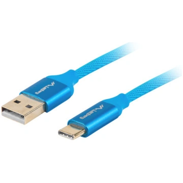 Lanberg | USB Type-C to USB Type-A 2.0 Cable Blue 