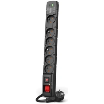Acar SURGE PROTECTOR S6 USB A+C 3M 6X FRENCH PD W2