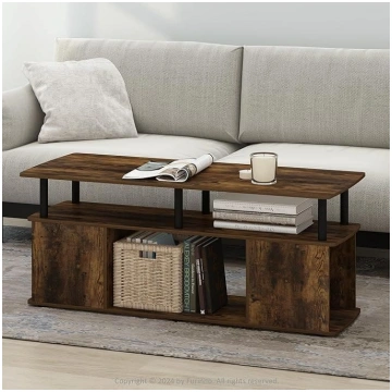 Furinno Jaya Coffee Table Rectangular Modern Coffe