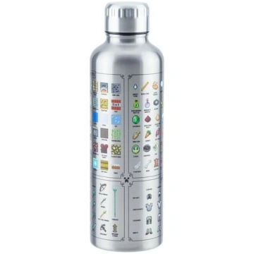 Dzeramā pudele Paladone Minecraft, 500 ml, pelēka