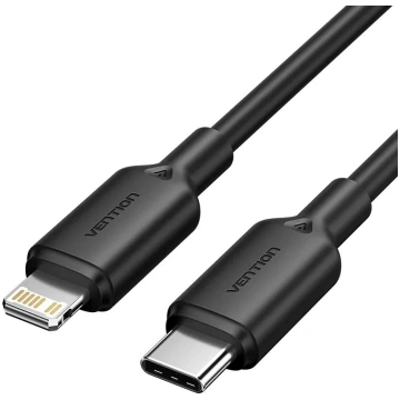 USB-C to Lightning Cable 3A 480Mbps 1m BLACK VENTI