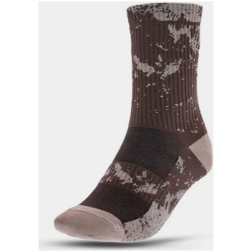 4F SOCKS FNK, BROWN ALLOVER