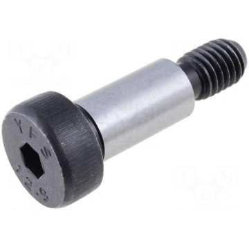 Shoulder screw | Mat: steel | Thread len: 13mm | T