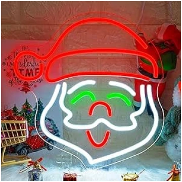 Ineonlife Santa Claus neona gaisma LED neona siena