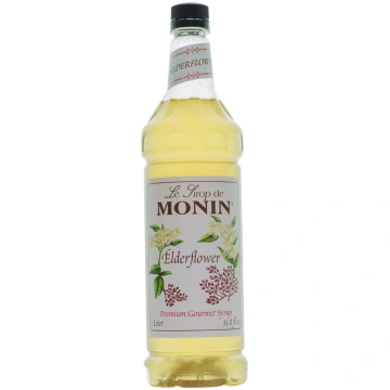 MONIN Elderflower Premium Gourmet Syrup (1L)