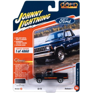 Johnny Lightning - Ford Ranger XL 1985 Black - Sca