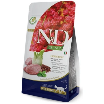 FARMINA N&D Quinoa Gremošanas barība ar jēru un fe