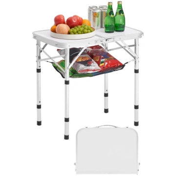 VEVOR VEVOR Folding Camping Table, Adjustable Heig