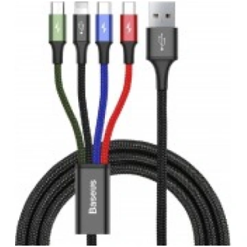 USB cable Baseus (CA1T4-B01) 4in1 lightning+micro+