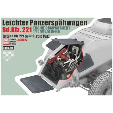 Leichter Panzerspähwagen Sd.Kfz.221 engine compart