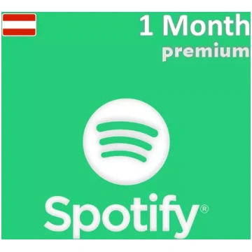 Spotify Premium dāvanu karte 1 mēnesim (Austrija)