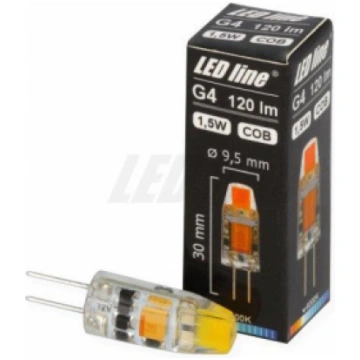 Spuldze LED line® G4 COB 12V AC/DC 1,5W 120lm 6000