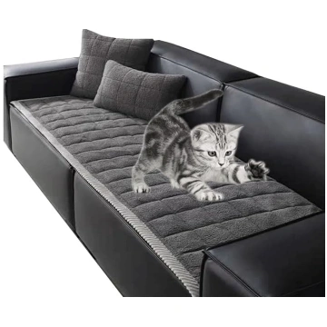 Velvet Sofa Cover Sofa Protector Anti-Slip 1 2 3 4