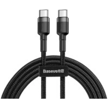 USB kabelis Baseus Cafule PD60W Type-C 2.0m gray-b