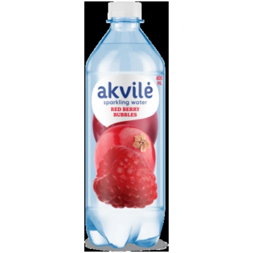 Aromatizēts dzeramais ūdens AKVILE ar sarkano ogu 