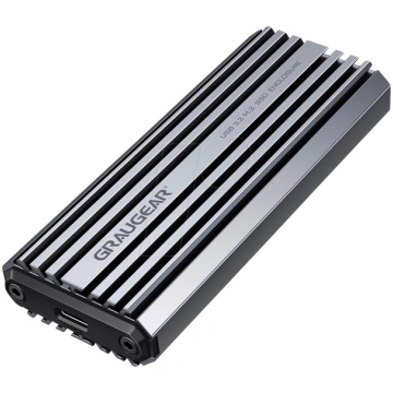GRAUGEAR externes Gehäuse USBC-C M.2NVMe SSD PCIe3