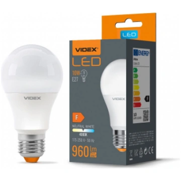 LED Spuldze Videx E27, 10W, 960 Lm, 4000K