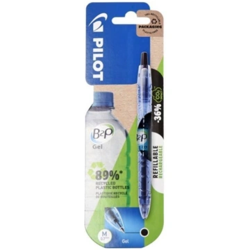 Gēla pildspalva PILOT GEL, 0,7 mm, melna (200-1374