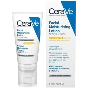 CeraVe Moisturizing Face Cream SPF 50, 52 ml 33378
