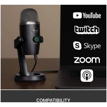 Microphone Blue Yeti Nano Logitech