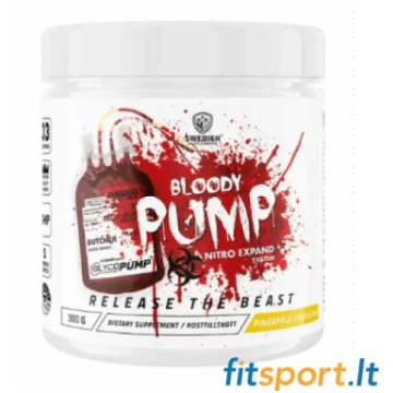 Zviedru uztura bagātinātāji Bloody Pump 300 g. Swe