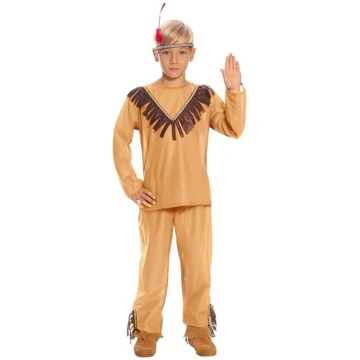 Fiestas GUiRCA indiāņu tērps bērniem, zēniem, riet