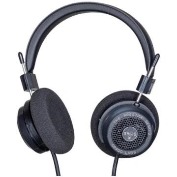 Grado SR 125x Headphone, Wired, Dynamic Open-Back
