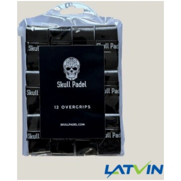 SKULL PADEL overgripi melni (12 gab)