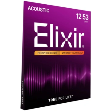16052 Acoustic Nanoweb Phosphor Bronze Light 12-53