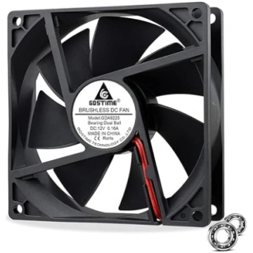 GDSTIME 12 V datora ventilators 92 mm ventilators