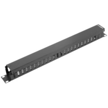 Lanberg 19" cable management panel type A 1U AK-12
