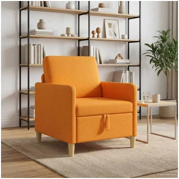 Sofas ar uzglabāšanu tumši dzeltens 72 x 78 x 87 c