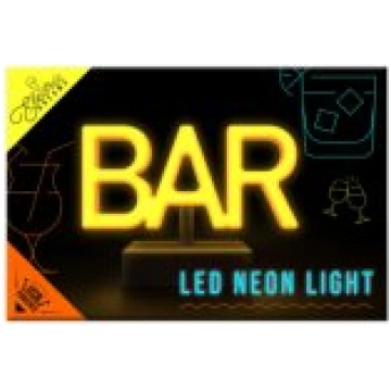 Paladone Bar LED Neon Standing Light Lampa PP12603