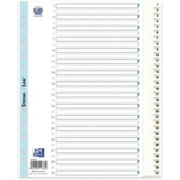Elba Register Elba Strong-Line® A4+ hvid 1-31 PP 4