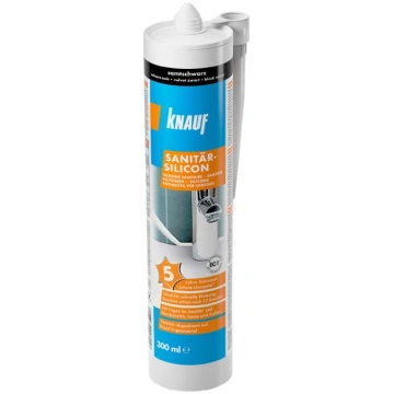 Silikons Knauf, 300 ml, melna krās