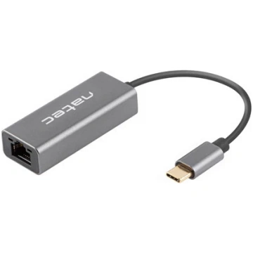 NATEC Cricket USB 3.2 Gen 1 Type-C pelēks Ethernet