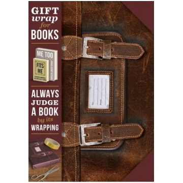If Gift Wrap Papīrs Grāmatas Leather Satchel